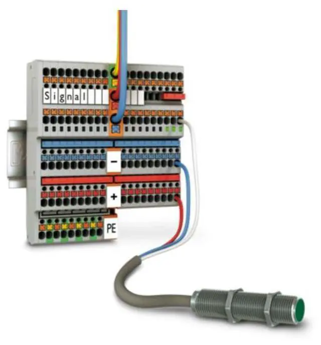 Alt view image 2 of 5 - PhoenixContact starter/actuator terminal block PTIO 1,5/S/3