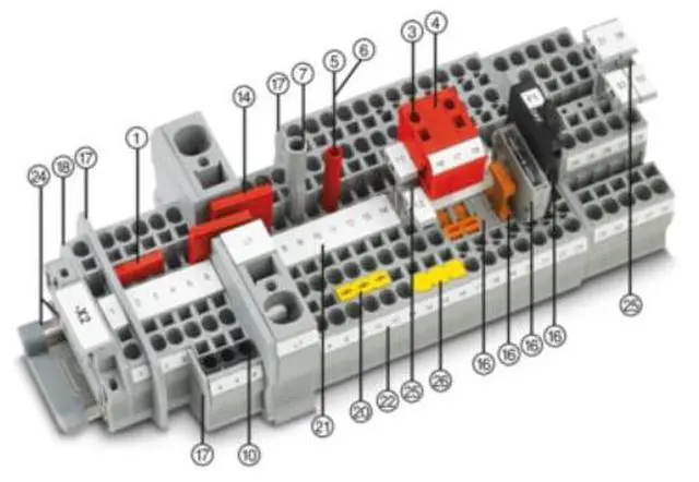 Alt view image 2 of 7 - Phoenixcontact Grounding Terminal Block ST2.5-PE Rail-Type Spring