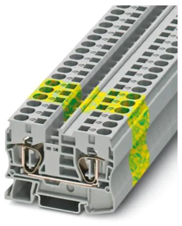 Alt view image 2 of 5 - Phoenix Grounding terminal block mounting spring for current ST10-PE Wiring terminal