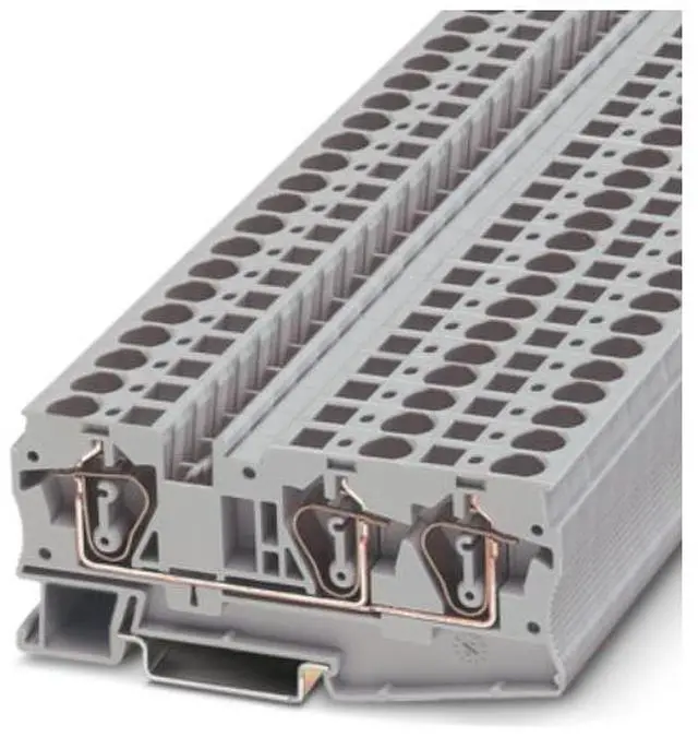 Main image of Phoenix - One-in-one-out terminal block mounting rail spring ST6-TWIN