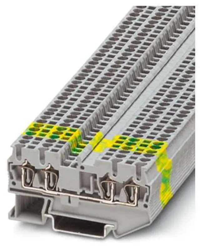 Alt view image 2 of 5 - Phoenix Terminal Block Rail Combination ST1.5-QUATTRO - Two Inputs, Two Outputs - Genuine Product