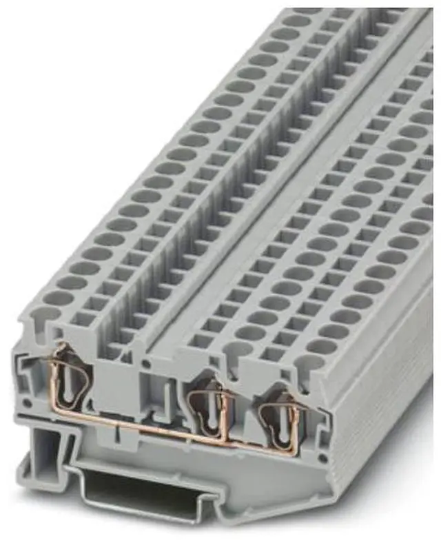 Main image of Phoenix terminal block spring with one inlet and two outlets, ST4 TWIN
