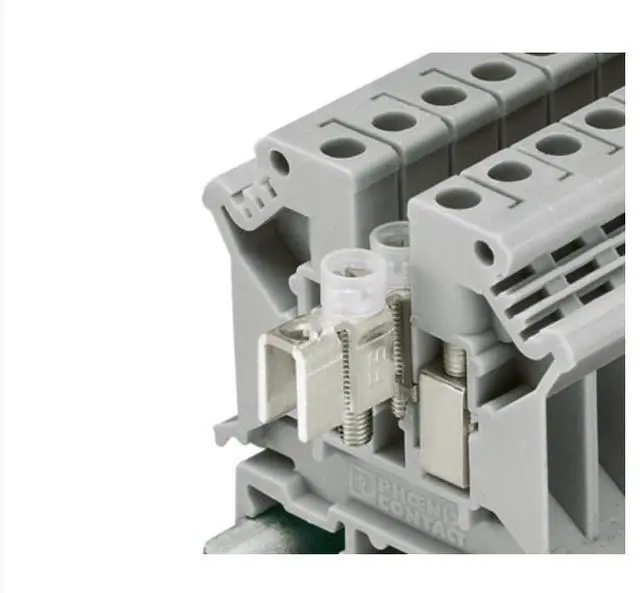 Alt view image 5 of 7 - Phoenix terminal block UK 6N - straight track rail type