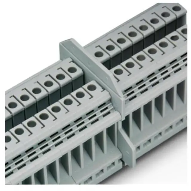 Alt view image 4 of 7 - Phoenix terminal block UK 6N - straight track rail type