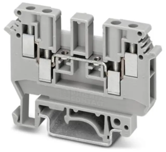 Main image of Phoenix UDK 4 - Two-in-two-out straight-through terminal block with dual connections on both sides