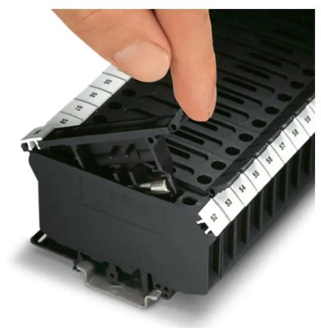Alt view image 3 of 6 - Phoenix fuse terminal rail-type combination genuine UK 5-HESILA 250