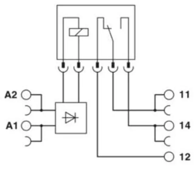 Alt view image 7 of 7 - Phoenix DC Relay Module Compact 24V PLC-RSC-24 DC/21 - Rail-Type