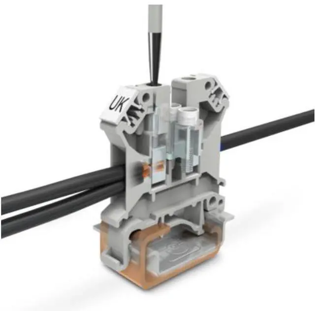 Alt view image 3 of 7 - Phoenix screw terminal for 2.5 square wire diameter, UK 2.5N, for indoor use