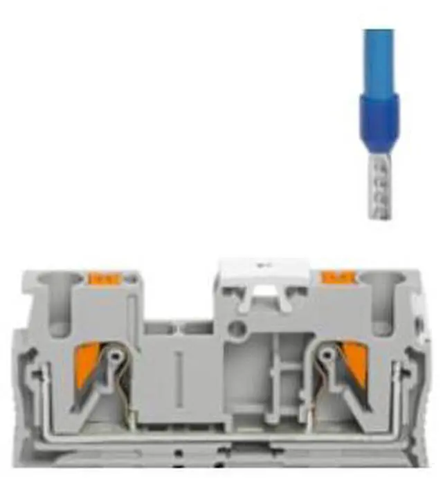 Alt view image 2 of 7 - Phoenix Direct Connection Terminal Block PT 4-TWIN - Plug-in for One Input and Two Outputs