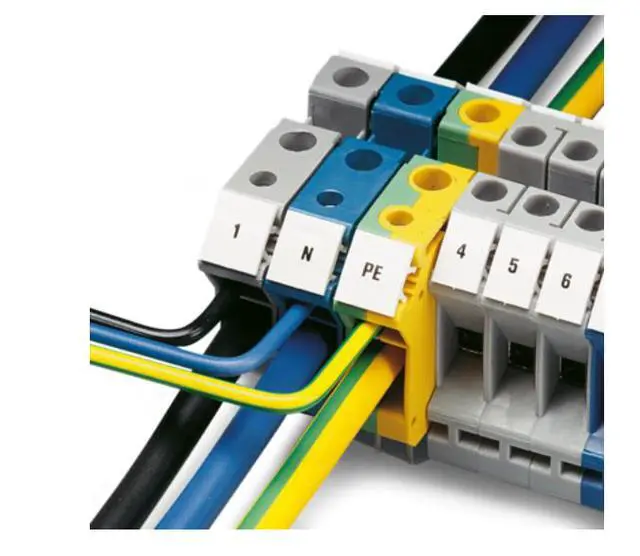 Alt view image 2 of 4 - Phoenix UK 10-TWIN- Terminal block with two outgoing screws per incoming screw