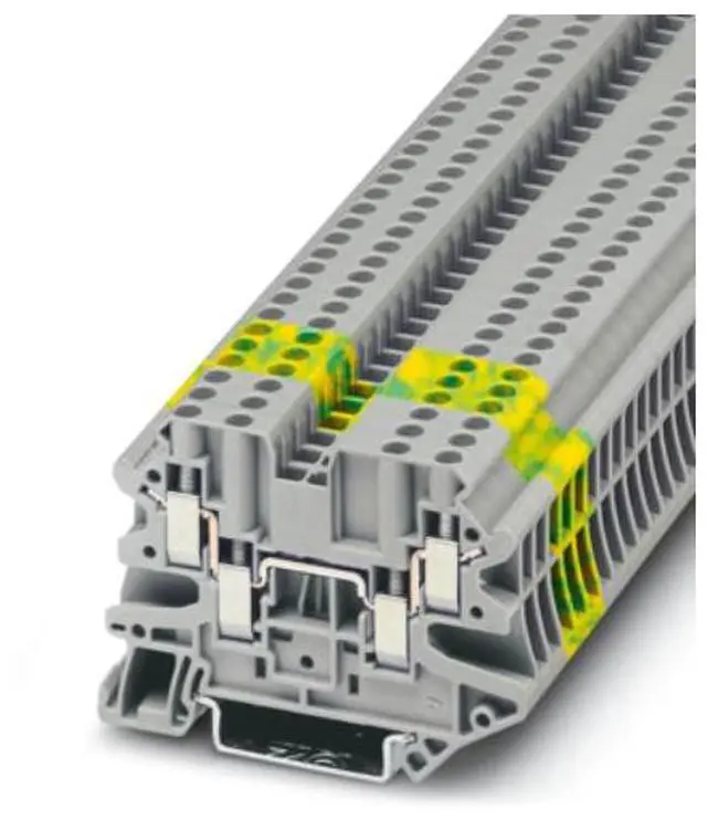 Alt view image 2 of 5 - Phoenix terminal block UT2.5-QUATTRO - screw-connected direct-through type