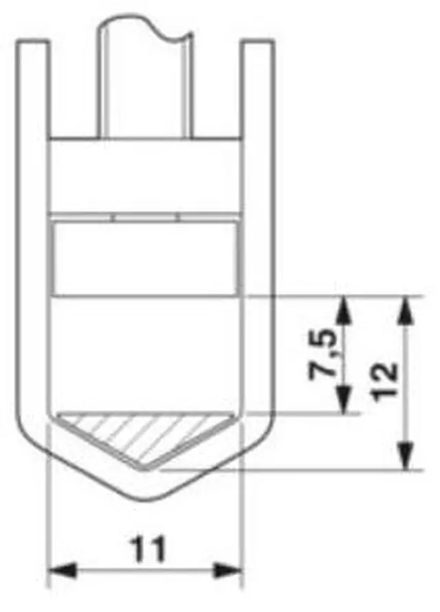 Alt view image 5 of 7 - Phoenix UKH 50 - High Current Terminal Block 50 Square Screw-Type Rail Combined Type