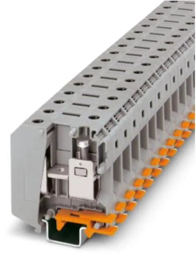 Main image of Phoenix UKH 50 - High Current Terminal Block 50 Square Screw-Type Rail Combined Type
