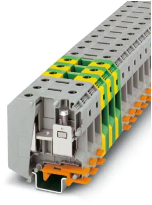 Alt view image 4 of 7 - Phoenix UKH 50 - High Current Terminal Block 50 Square Screw-Type Rail Combined Type