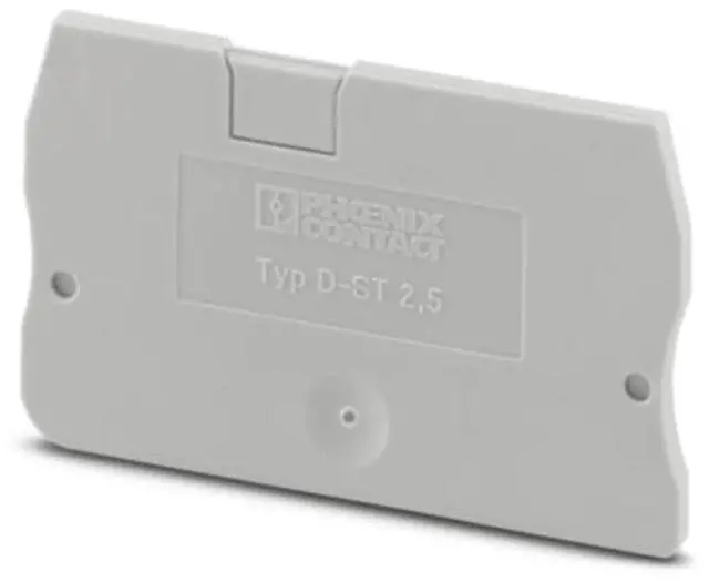 Main image of Phoenix D-ST2.5 - End Plate Attachment Terminal Block Accessories Guard Plate