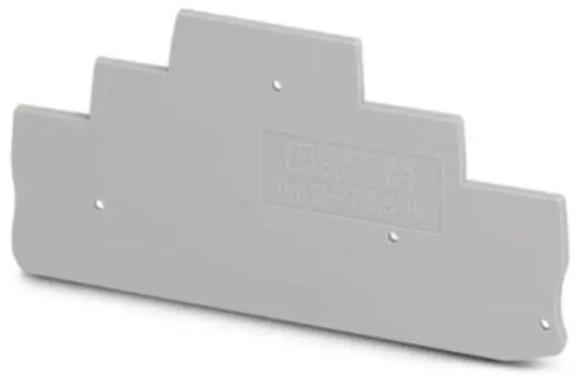 Main image of Phoenix terminal block end plate D-PT 2.5-3L - flap cover plate cover