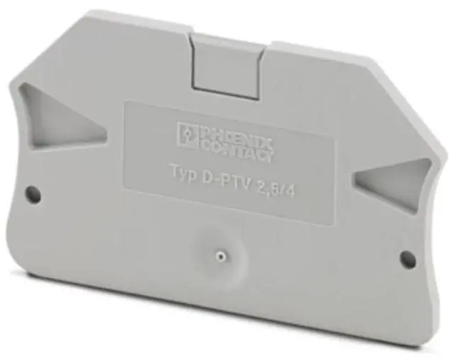 Main image of Phoenix end plate D-PTV 2,5/4 - wiring terminal accessory cover