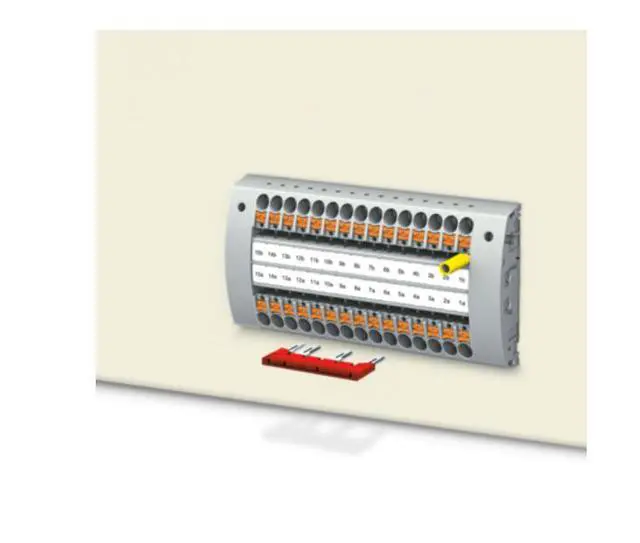 Alt view image 4 of 7 - Phoenix 10 pieces per pack FBS 10-8 - Plug-in type bridge connector shorting piece