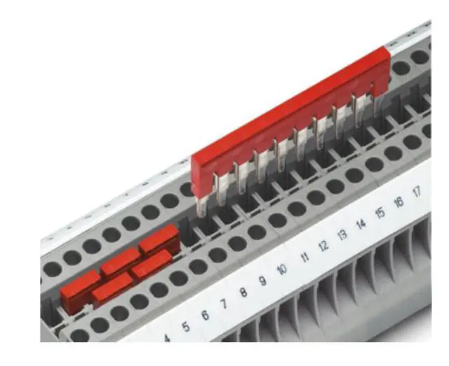 Alt view image 2 of 7 - Phoenix 10 pieces per pack FBS 10-8 - Plug-in type bridge connector shorting piece