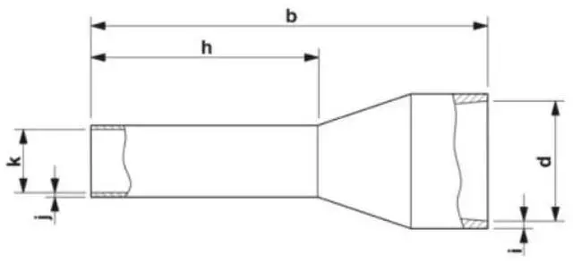 Alt view image 6 of 6 - Phoenix 100 pieces per pack AI 0.25 - 8 BU - Cold press head insulated nose