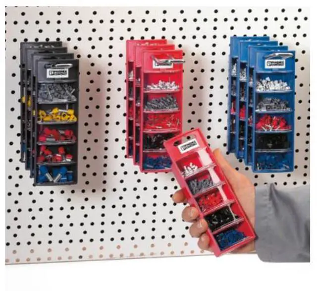 Alt view image 5 of 7 - Phoenix 100 pieces per pack AI 1-6 RD - Cold Pressed Head Line Nose Insulation Terminal