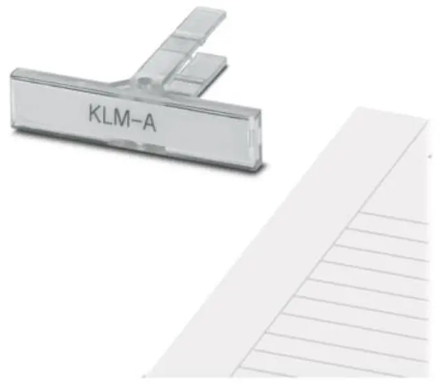 Alt view image 4 of 4 - Phoenix KLM-A - Marking Slot for Terminal Strip - 1 Snap Clip