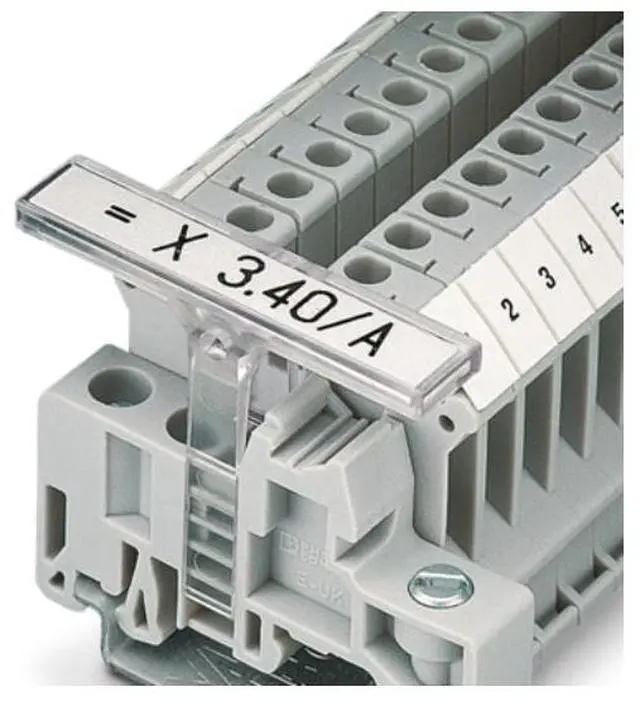 Alt view image 2 of 4 - Phoenix KLM-A - Marking Slot for Terminal Strip - 1 Snap Clip
