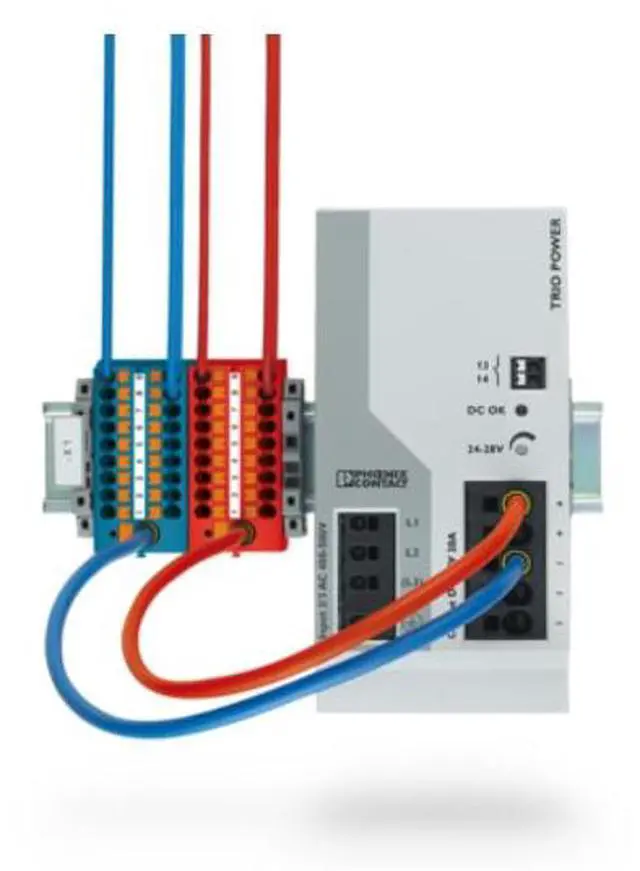 Alt view image 5 of 7 - Phoenix terminal block PTFIX6/12X2.5-NS35A BU - Discontinued product for individual sale