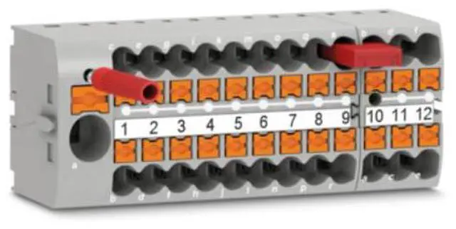 Alt view image 3 of 7 - Phoenix terminal block PTFIX6/12X2.5-NS35A BU - Discontinued product for individual sale