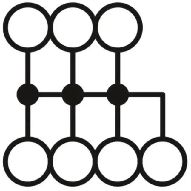 Alt view image 7 of 7 - Phoenix terminal block PTFIX 6/6X2.5-NS35A RD - Multi-input single-output wiring board