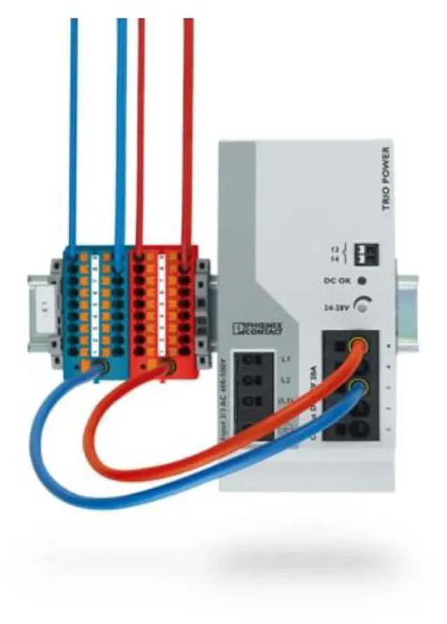 Alt view image 5 of 7 - Phoenix terminal block with one input and multiple outputs for wires PTFIX 6/6X2.5-NS35AGY - sold in individual pieces
