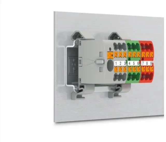 Alt view image 2 of 7 - Phoenix terminal block with one input and multiple outputs for wires PTFIX 6/6X2.5-NS35AGY - sold in individual pieces