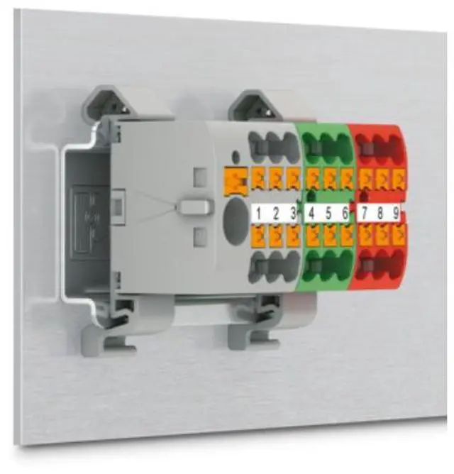 Alt view image 2 of 7 - Phoenix PTFIX 6/18X2.5-NS35A splitter wiring board wiring terminals