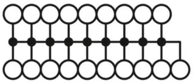 Alt view image 7 of 7 - Phoenix terminal splitter with multiple outputs from one input (PTFIX6/18X2.5-NS35A BU)