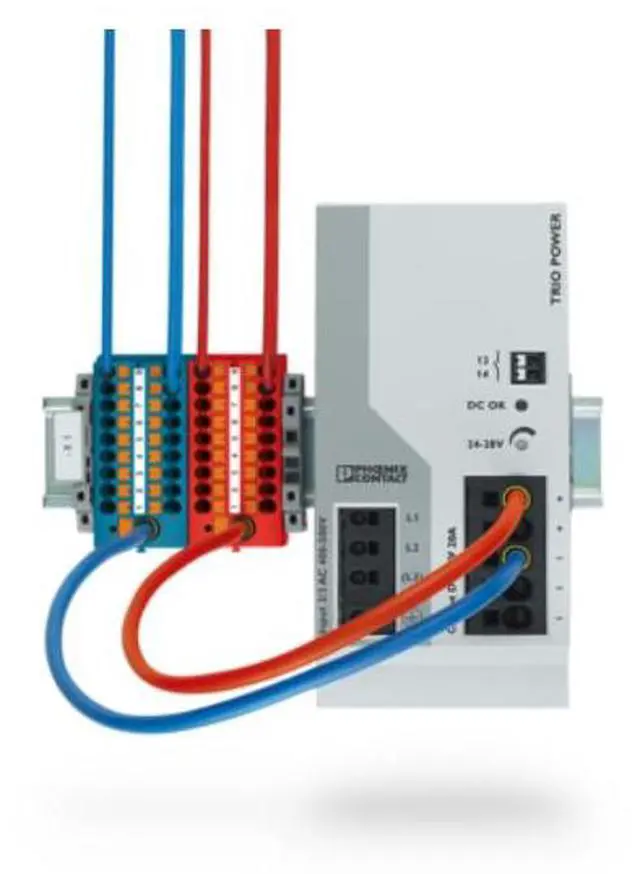 Alt view image 5 of 7 - Phoenix terminal PTFIX12X2.5-NS35A RD Low-voltage and High-voltage Wiring Board Distribution Box