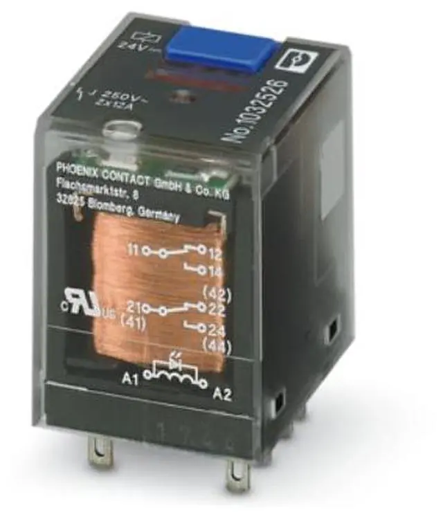Main image of Phoenix REL-IR-BL/L- 24DC/2X21 - A single relay