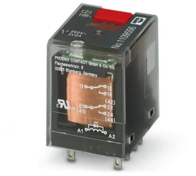Main image of Phoenix - REL - IR - BL/L - 115AC/2X21 - Single Relay