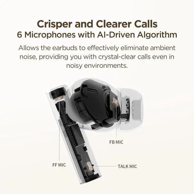 Alt view image 7 of 7 - 1MORE PistonBuds PRO Q30 True Wireless Active Noise Canceling Headphones