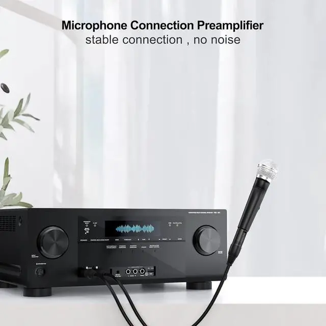 Alt view image 6 of 7 - Balanced XLR Splitter 1.0 ft, 2 X L R Female to X LR Male, 3Pin Microphone Y Cord Mic Split 1 Male to 2 Female Patch Cable,Black