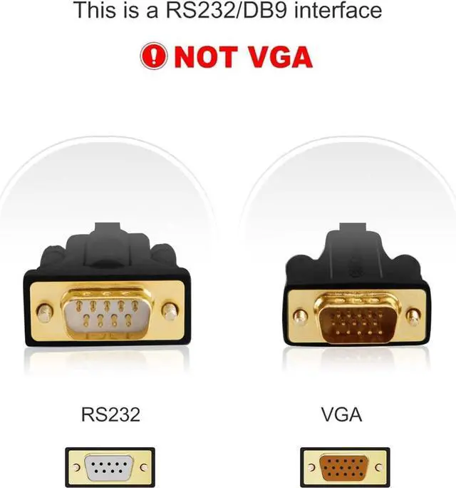 Alt view image 3 of 5 - USB to RS232 Adapter with FTDI Chipset, USB to RS232 Male DB9 Serial Converter for Cashier Register, Modem, Scanner, Industrial Machinery, CNC, Black