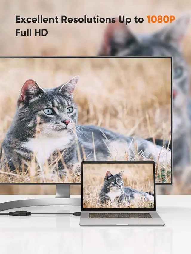 Alt view image 5 of 7 - CableCreation HDMI to DVI Short Cable 0.5ft, Bi-Directional DVI-I (24+5) Female to HDMI Male Adapter 1080P DVI to HDMI Converter Compatible with Xbox, PC, TV Box, PS5, Blue-ray, Switch