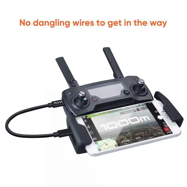 Alt view image 2 of 6 - CableCreation Short Micro USB to Micro USB OTG Cable 8inch, Works for DJI Spark Mavic, PS4, Owlet, Android Phone Tablet, DAC and More,20CM