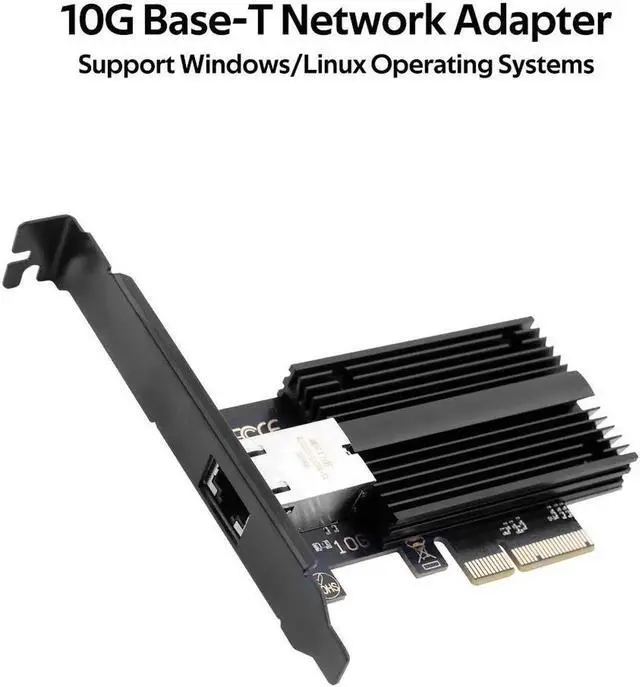 Alt view image 4 of 7 - 10G Base-T PCI-e Network Card AQC113 Controller 10Gb Ethernet Adapter PCI-E X4 X8 X16 to RJ45 Port NIC Card for Gaming Offfice,Compatible with Windows10/11/Windows Server/Linux
