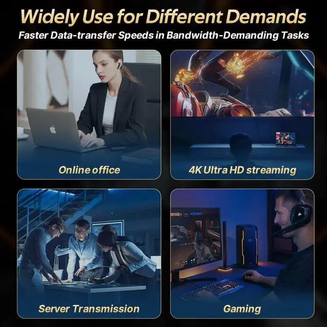 Alt view image 7 of 7 - 2.5G PCIe Ethernet Card with Intel I226 Chip, 2500Mbps Gigabit Network Adapter to PCIE X4 X8 X16 NIC for Windows 10/11, Windows Server 2019/2022; Linux