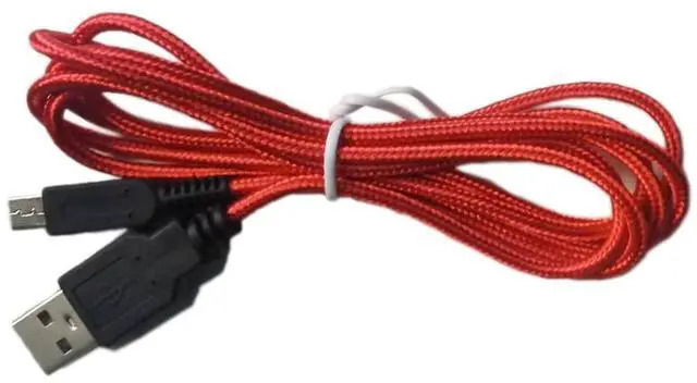 Main image of Zigmoon hair 2-Pack New 3DS New 2DS DSi Charging Cable Power USB Charger Cord Compatible with Nintendo New 3DS/3DS,New 3DS XL/3DS XL,New 2DS/2DS XL/2DS/DSi/DSi XL,New 2DS XL Ndsi (Red)