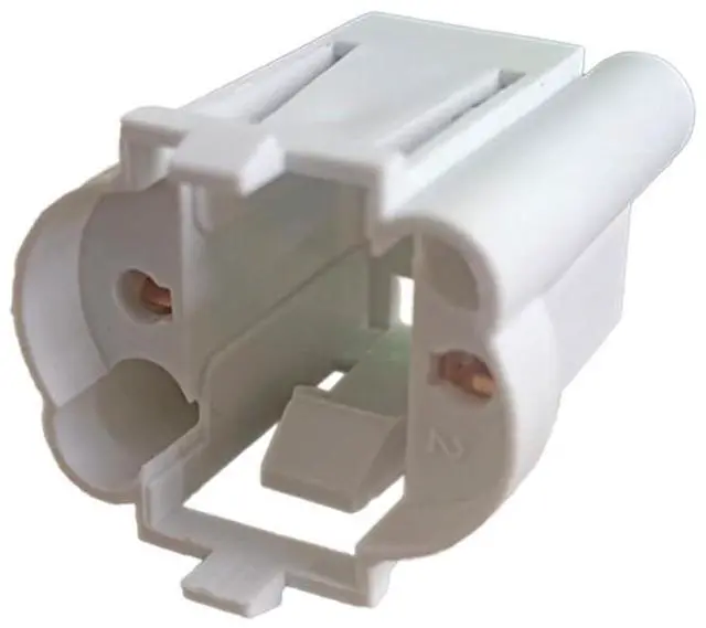 Alt view image 5 of 6 - 4-PCS G23 GX23 Lamp Holder 2 Pin H Tube Energy-Saving LED Horizontal Plug in Lamp Socket G23 Two Needle Plug Light Base