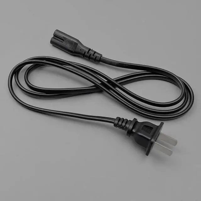 Alt view image 6 of 6 - 10FT 2 Prong Power Supply Cable Cord for Sony PS5/PS4/PS3, Xbox Series S/X, Xbox One S/X, PlayStation 5 4 3, TCL Roku Smart TV 32" 40" 43" 50" 55" 60" 65" 75" 85" Inch Replacement Plug A