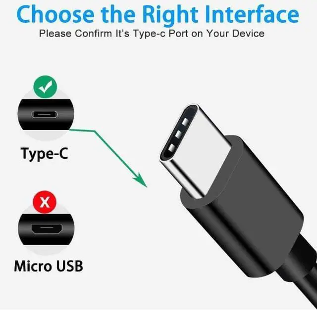 Alt view image 3 of 5 - Suitable for RENPHO Massage Gun Charger Power Cord Compatible with RELUKS,Sportneer Mini 2 Mini 3,Renpho,BOB and Brad,Medcursor MG05,Hethtec,TEIKARE,Kelices,Youdgee M15 Type C Charging Cord