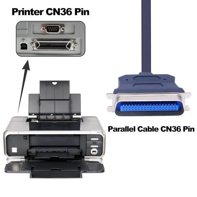 Alt view image 5 of 7 - USB to CN36 Parallel Port Printer Cable USB 2.0 to Centronics 36 Pin Parallel IEEE 1284 Printer Adapter Cable Converter Cord-1.2M/3.9FT