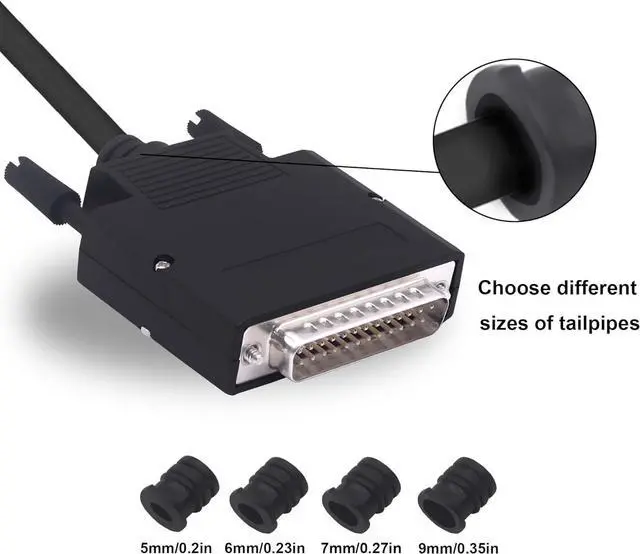 Alt view image 7 of 7 - DB25 Male Solderless Connector Breakout Board RS232 D-SUB 25 Pin Serial Adapter Terminal Block with Case (Male)